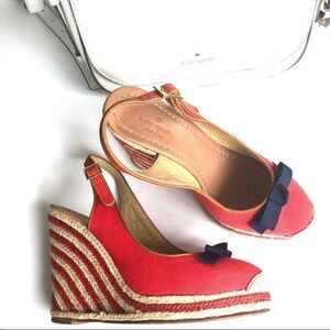 ⚡️FLASH SALE⚡️KATE SPADE BOW STRIPED ESPADRILLES